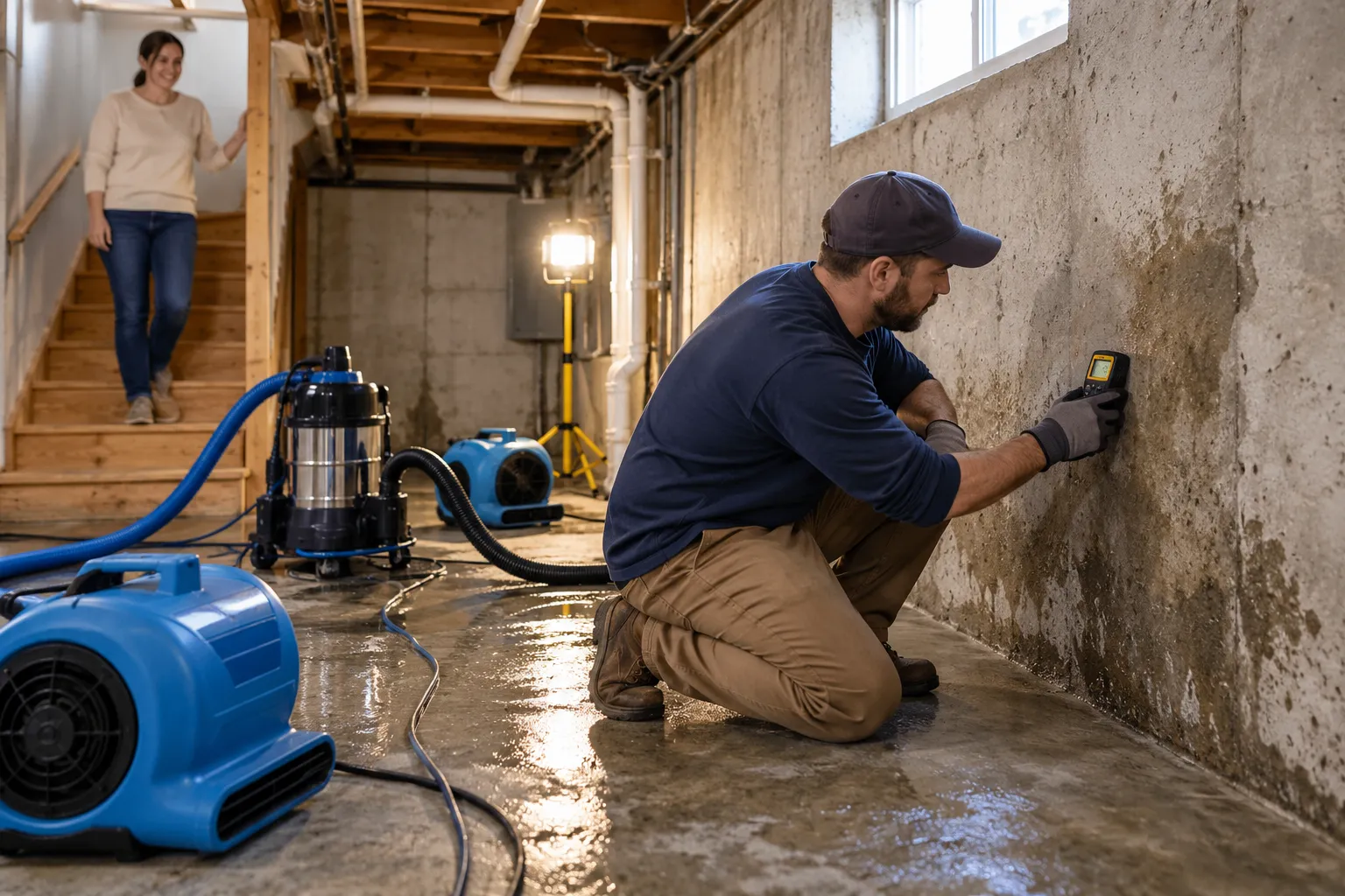 Flooded Basement Cleanup in Baton Rouge, LA