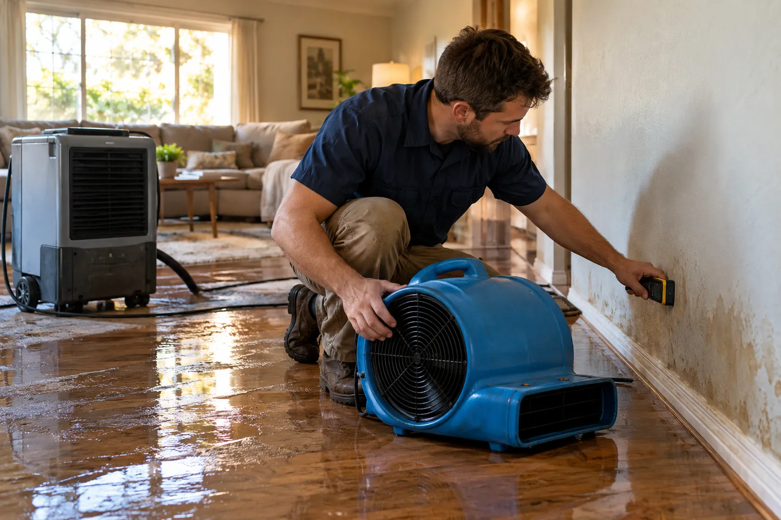Water Extraction & Structural Drying in Baton Rouge, LA